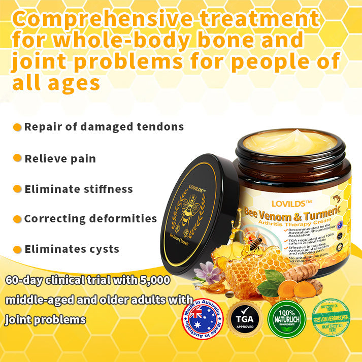 Thisave™ Bee Venom & Turmeric Arthritis Therapy Cream (Expertly crafted for orthopedic conditions and joint pain relief)