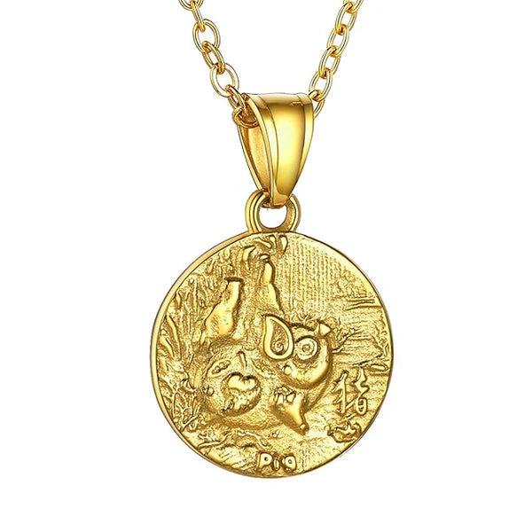 18K Gold Plated Zodiac Sign Necklace ✨💫 (Lucky Charm) Ring