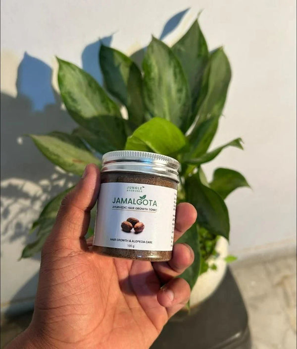 Jamalgota Ayurvedic Hair Growth Powder with Free Growth Spray
