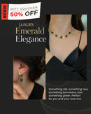 Premium Crystal Necklace Set - Get Free Bracelet & Earrings