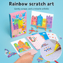 DIY Rainbow Scratch Art Kit