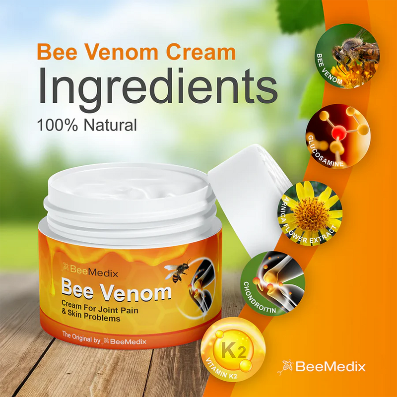 Bee Venom Pain Suppression Joint Healing Cream WIth Pain Relief Spray (Buy 1 Get 1 Free)