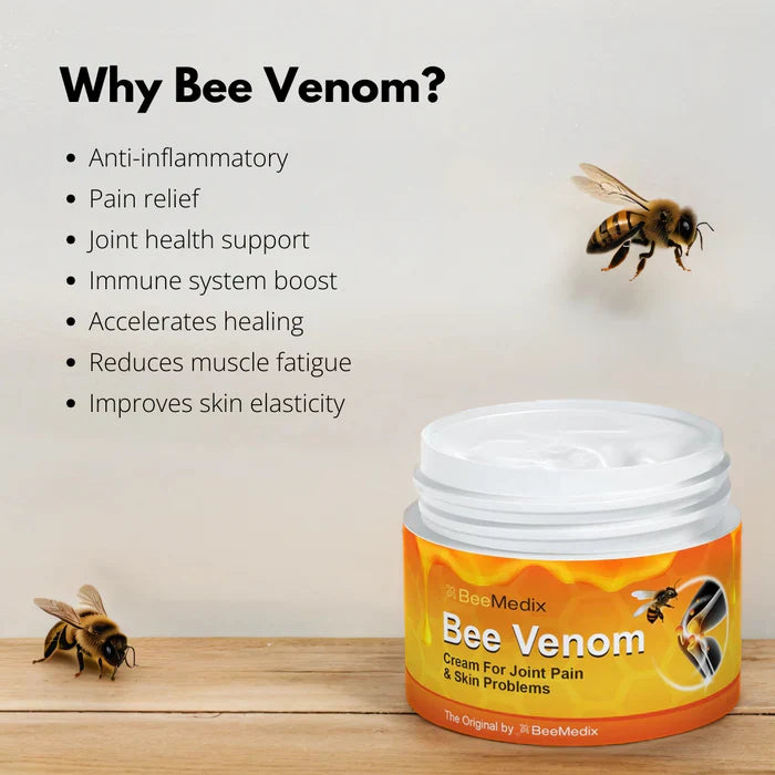 Bee Venom Pain Suppression Joint Healing Cream WIth Pain Relief Spray (Buy 1 Get 1 Free)