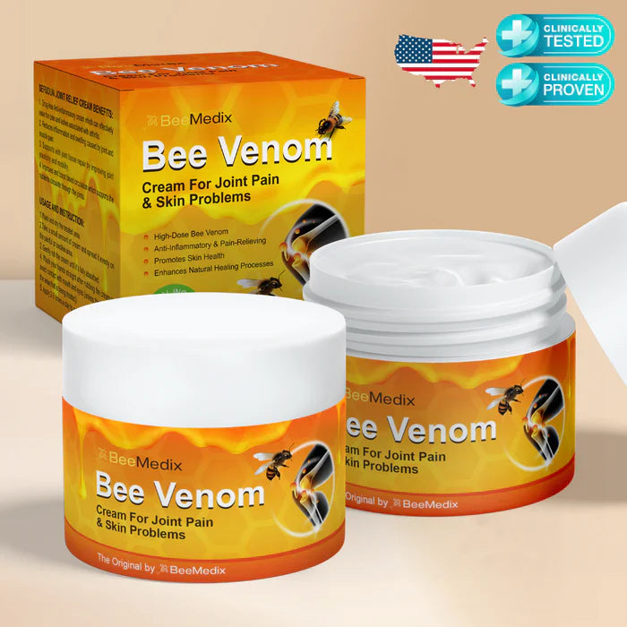 Bee Venom Pain Suppression Joint Healing Cream WIth Pain Relief Spray (Buy 1 Get 1 Free)