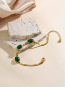 Premium Crystal Necklace Set - Get Free Bracelet & Earrings