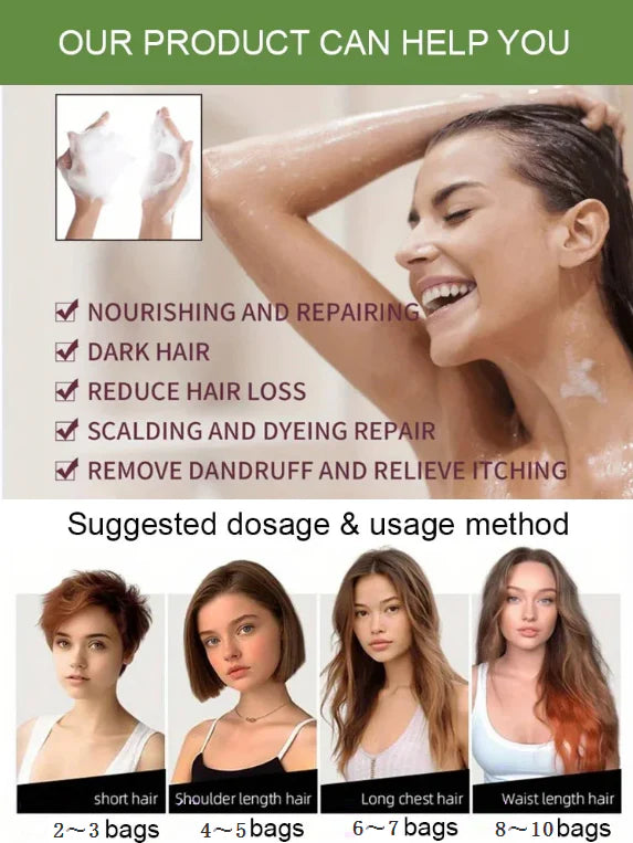 HOT SALE🔥  Bubble Plant Hair Dye Shampoo