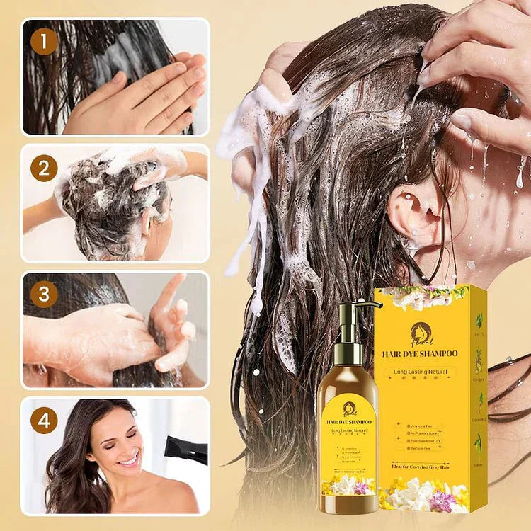 ThiSave™️ Japanese Long Lasting Natural Hair Dye Shampoo