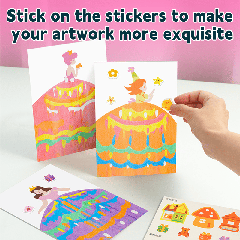 DIY Rainbow Scratch Art Kit