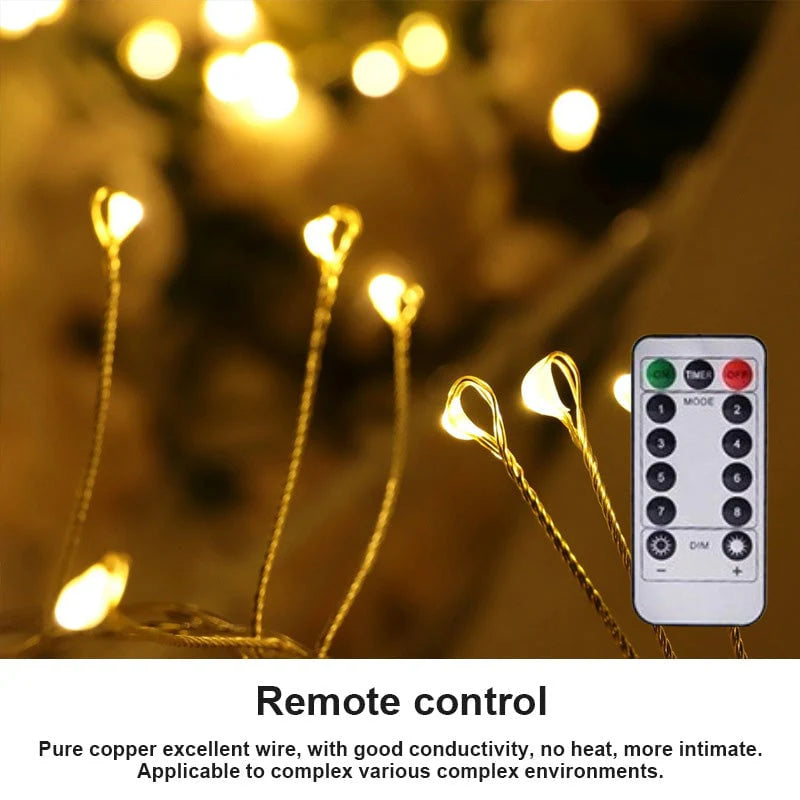 Galax LED Copper Wire Firecracker Light String