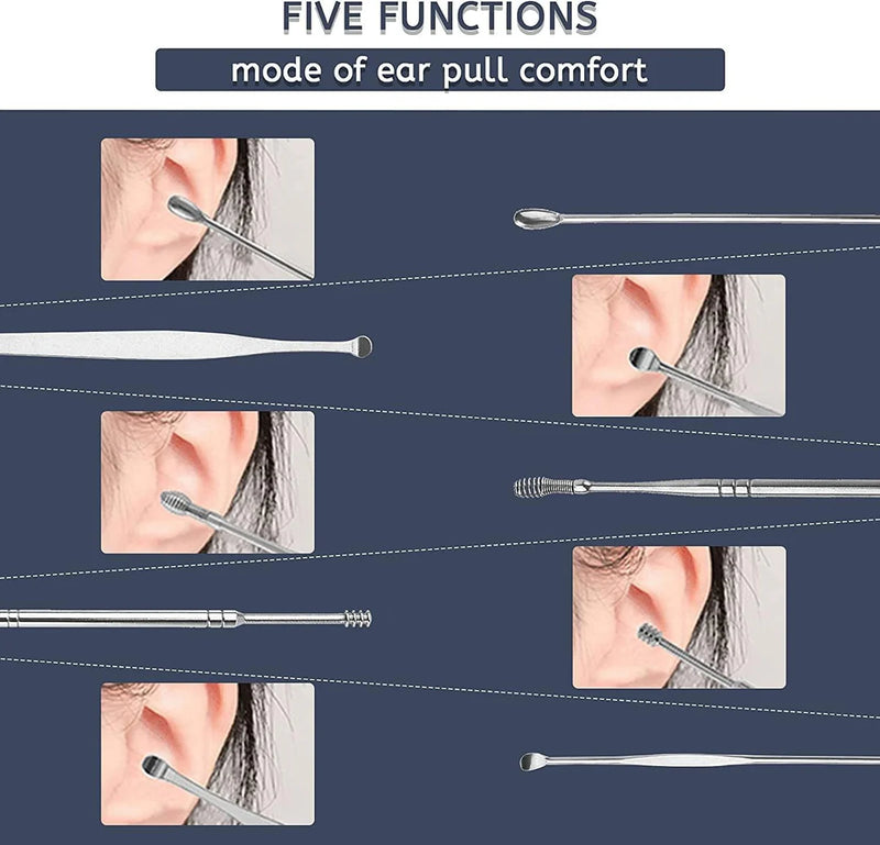 ClearEar™ - Ear Wax Removal Kit (6-Piece Set) 🌿👂 With Free Cleansing Spray