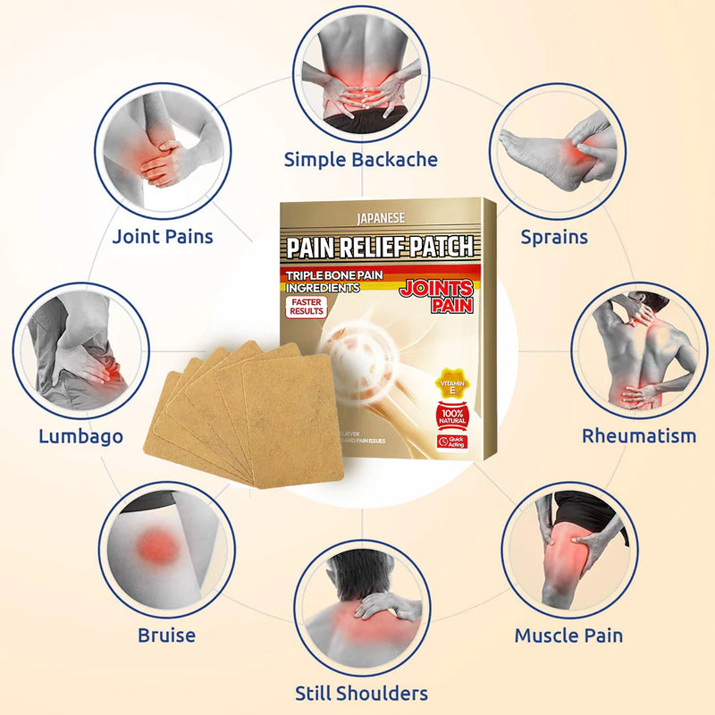 QuickRelief™ - Japanese Pain Relief Patch for Joint Pain (Buy 1 Get 1 Free)